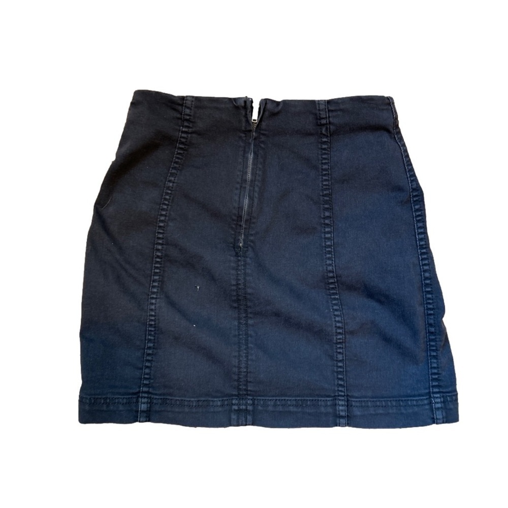 Free People Modern Femme Black Mini Skirt - Picture 2 of 4